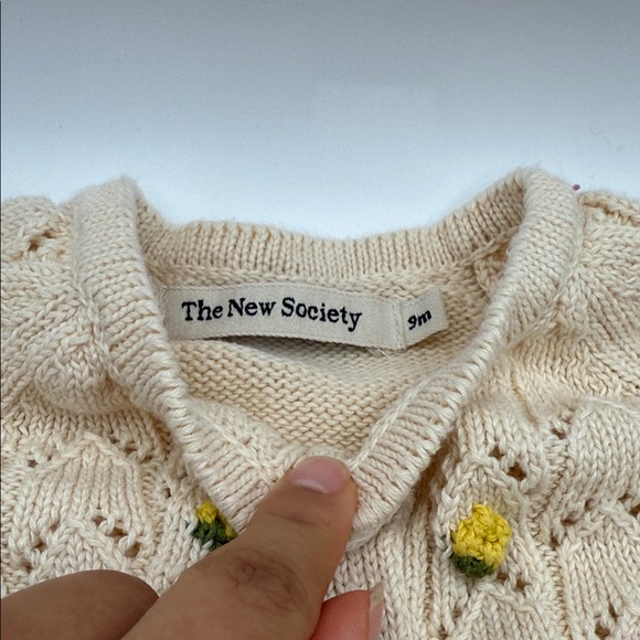 The New Society Baby Cenea Cardigan and Bloomers Set - Picture 5 of 7